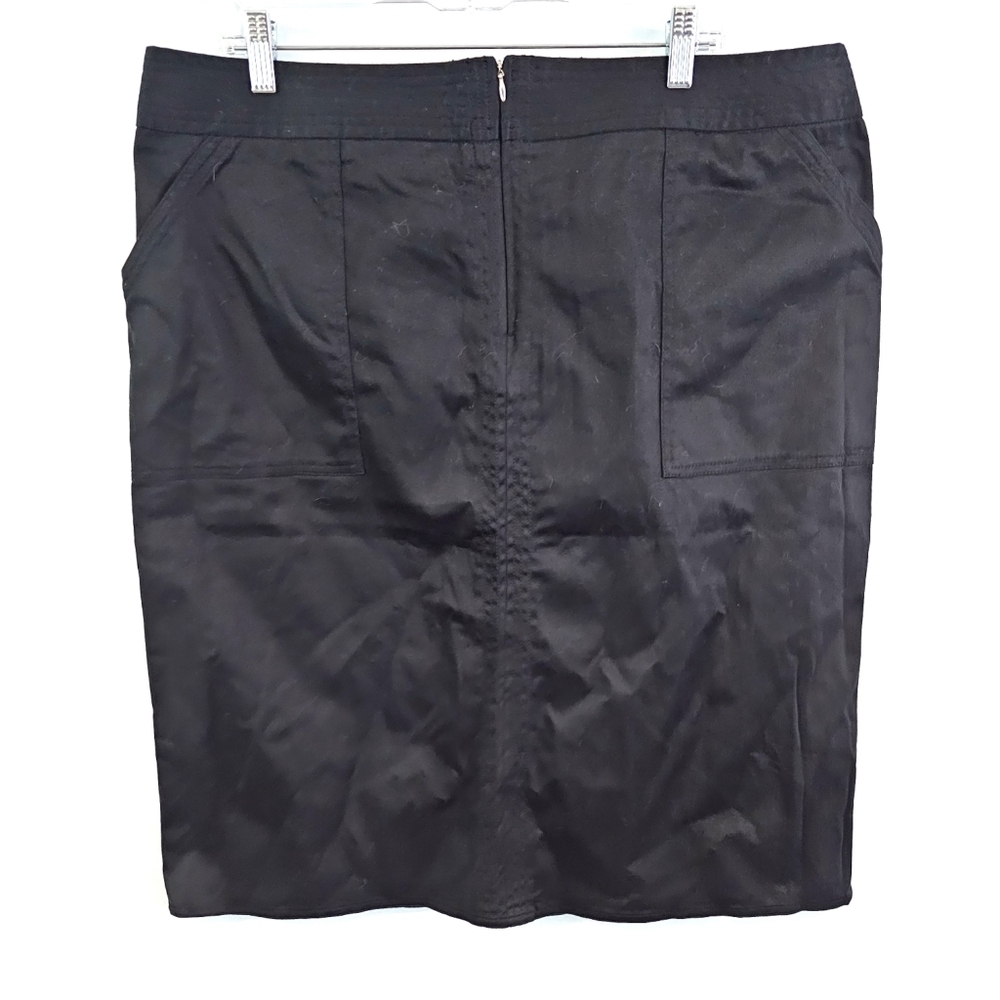 3/$25 Premiere Collection Size 20 Black Pencil Skirt